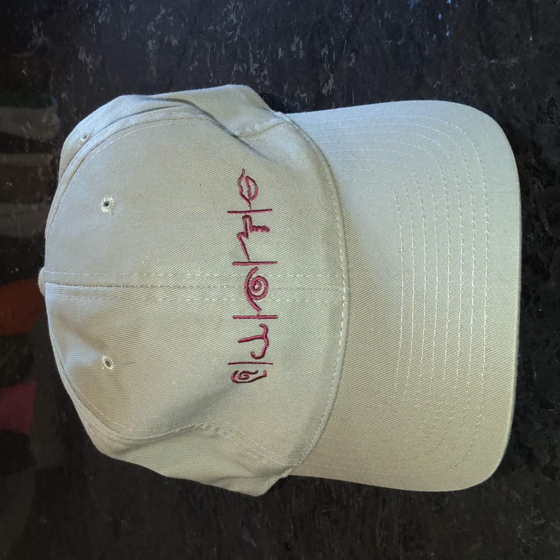 St Croix Sensory Inc Embroidered Logo Strapback Hat Cap Beige